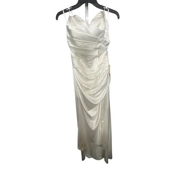 Stacees Dresses & Skirts - Brand New Stacees Women's Medium White ivory Wedding Maxi Dress Gown Prom
